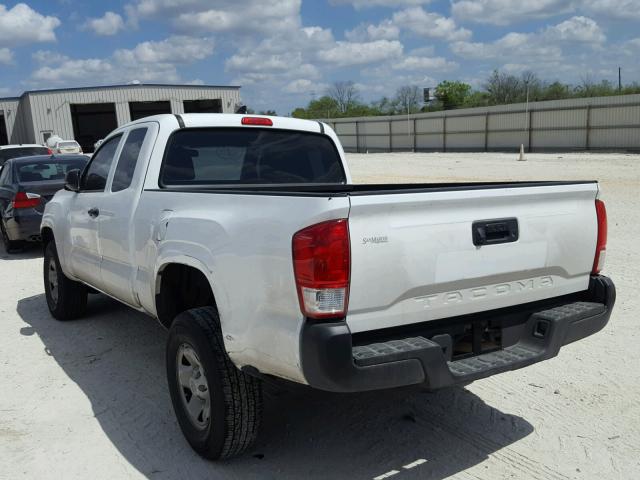 5TFRX5GN4GX054579 - 2016 TOYOTA TACOMA ACC WHITE photo 3