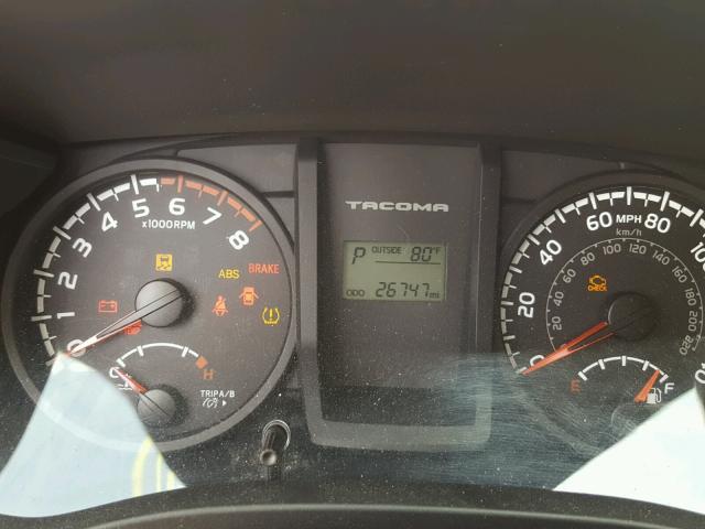 5TFRX5GN4GX054579 - 2016 TOYOTA TACOMA ACC WHITE photo 8