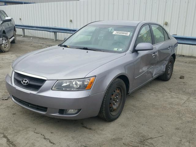 5NPEU46F16H028205 - 2006 HYUNDAI SONATA GLS GRAY photo 2