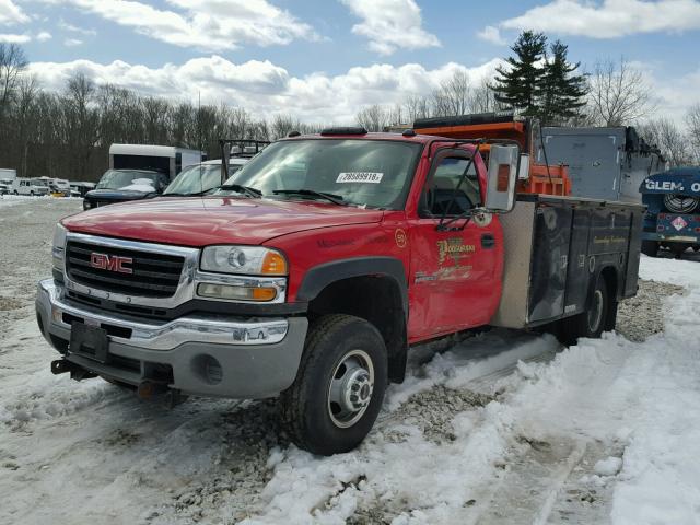 1GDJK34265E297910 - 2005 GMC NEW SIERRA RED photo 2