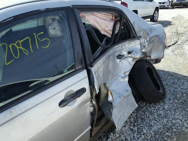 1HGCM56167A079971 - 2007 HONDA ACCORD VAL SILVER photo 9