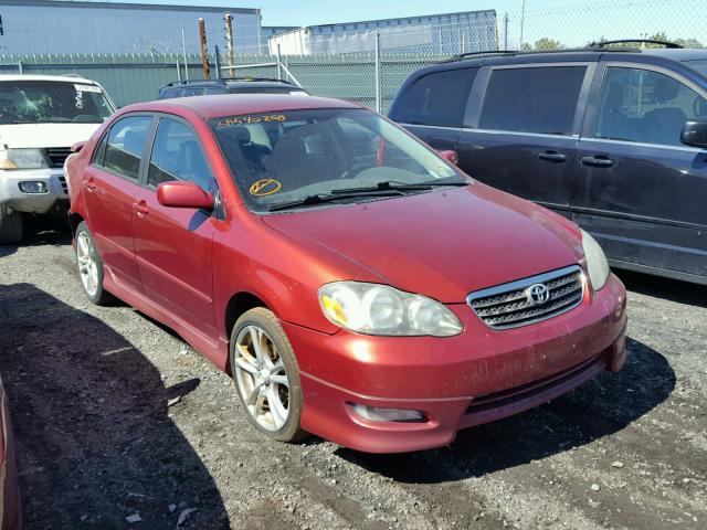 2T1BR32E45C477889 - 2005 TOYOTA COROLLA CE RED photo 1