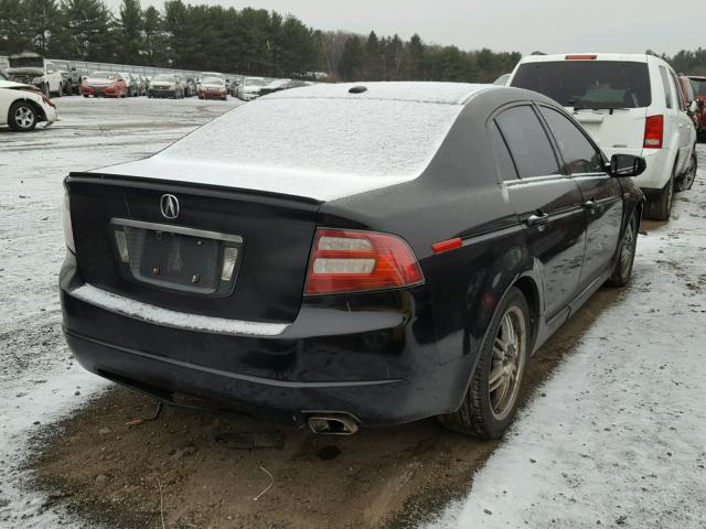 19UUA66227A047644 - 2007 ACURA TL BLACK photo 4