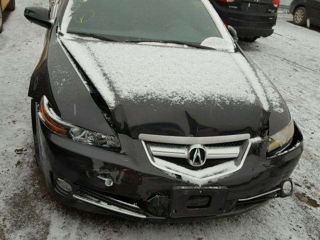 19UUA66227A047644 - 2007 ACURA TL BLACK photo 7