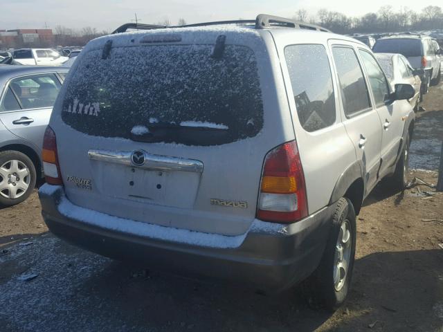 4F2YZ94153KM23617 - 2003 MAZDA TRIBUTE LX SILVER photo 4