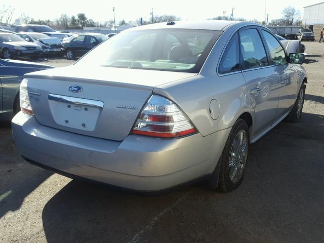 1FAHP25W69G124002 - 2009 FORD TAURUS LIM GRAY photo 4