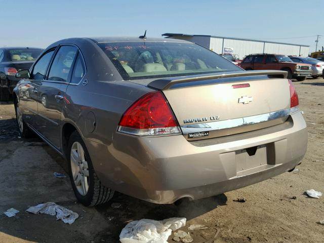 2G1WU58R479262174 - 2007 CHEVROLET IMPALA LTZ BROWN photo 3