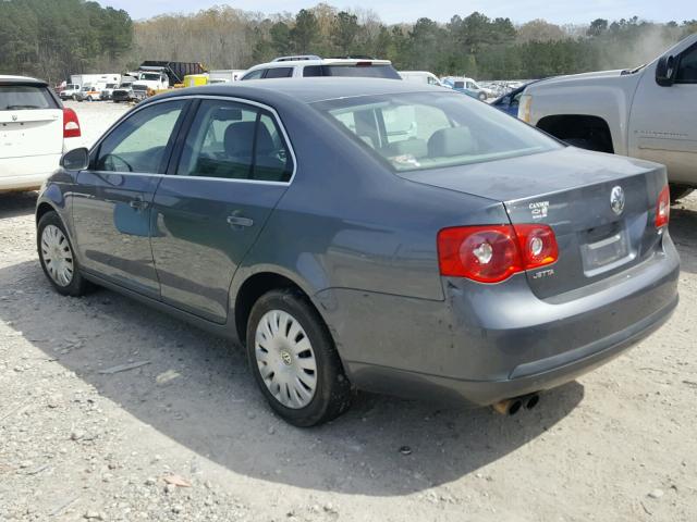 3VWRF71K95M615307 - 2005 VOLKSWAGEN NEW JETTA GRAY photo 3