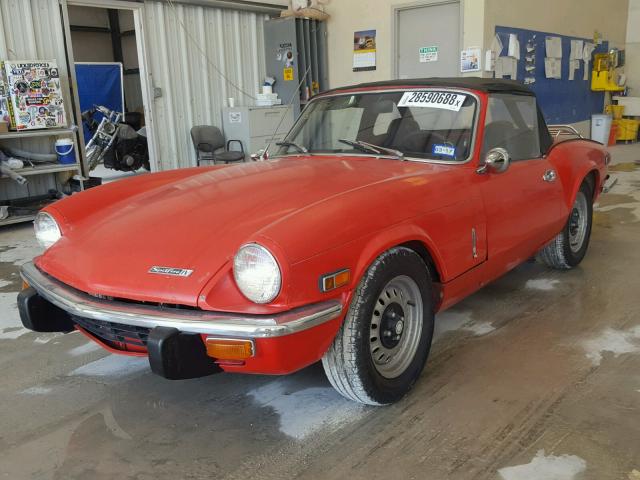 FK33559U - 1972 TRIUMPH CAR SPITFIRE RED photo 2