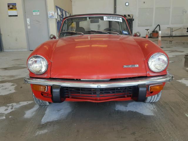 FK33559U - 1972 TRIUMPH CAR SPITFIRE RED photo 9