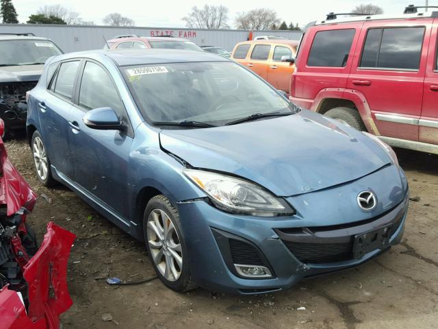 JM1BL1H5XA1175602 - 2010 MAZDA 3 S BLUE photo 1