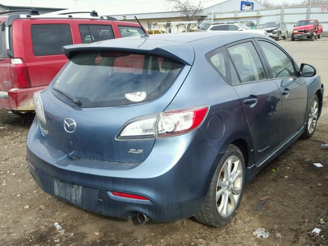 JM1BL1H5XA1175602 - 2010 MAZDA 3 S BLUE photo 4