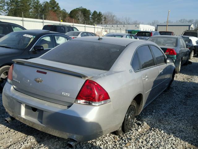 2G1WD58C389250725 - 2008 CHEVROLET IMPALA SUP 银色 照片 4