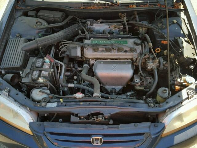 1HGCG3273YA024708 - 2000 HONDA ACCORD EX BLUE photo 7