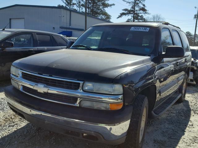 1GNEC13V84R156757 - 2004 CHEVROLET TAHOE C150 BLACK photo 2