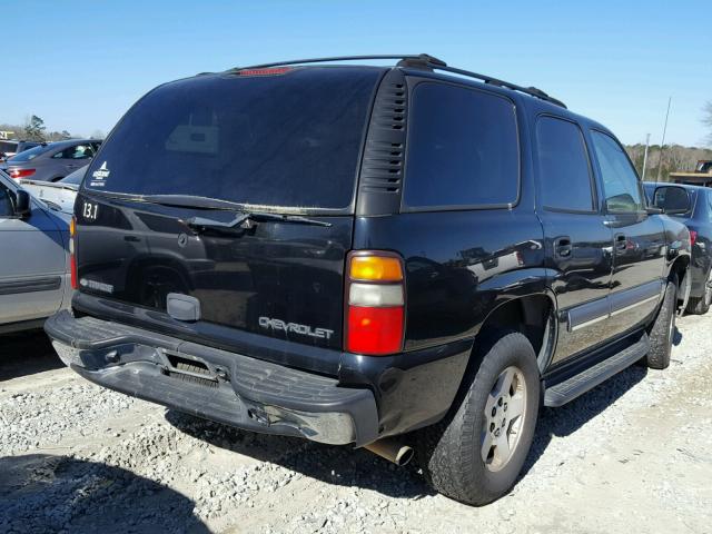 1GNEC13V84R156757 - 2004 CHEVROLET TAHOE C150 BLACK photo 4