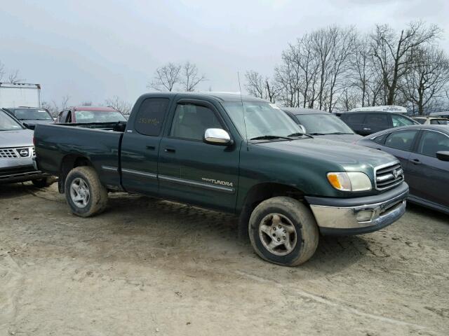 5TBBT44192S298325 - 2002 TOYOTA TUNDRA ACC GREEN photo 9