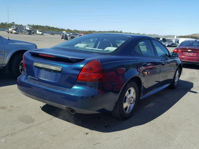 2G2WP522051193820 - 2005 PONTIAC GRAND PRIX GREEN photo 4
