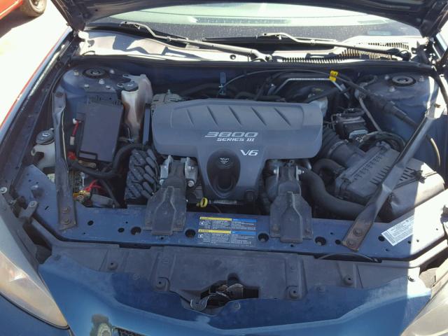 2G2WP522051193820 - 2005 PONTIAC GRAND PRIX GREEN photo 7