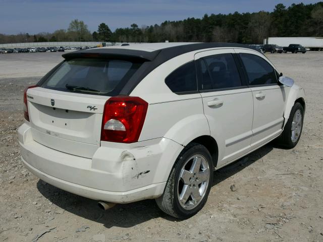 1B3HB78K28D555078 - 2008 DODGE CALIBER R/ WHITE photo 4