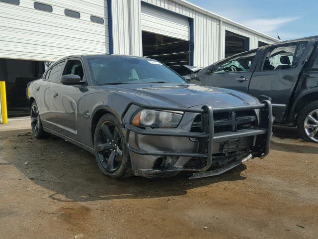 2C3CDXCT3EH337835 - 2014 DODGE CHARGER R/ GRAY photo 1