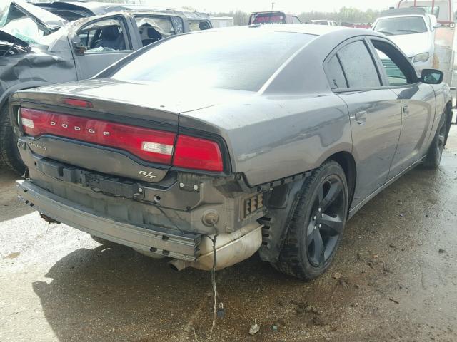 2C3CDXCT3EH337835 - 2014 DODGE CHARGER R/ GRAY photo 4