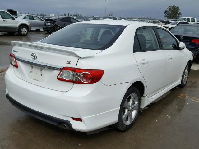 5YFBU4EE6CP071979 - 2012 TOYOTA COROLLA BA WHITE photo 4