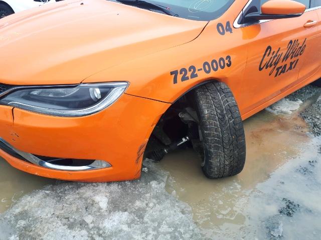 1C3CCCCG0FN694204 - 2015 CHRYSLER 200 C ORANGE photo 9