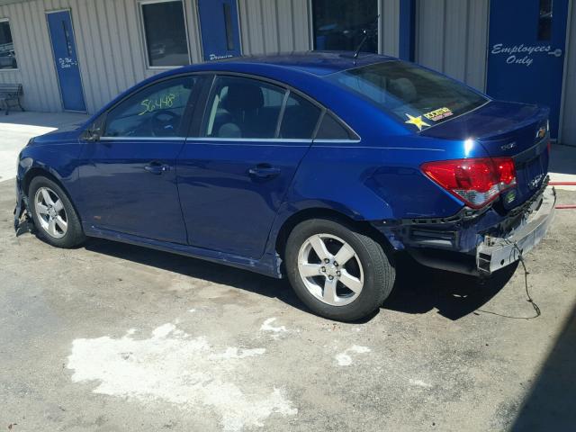 1G1PF5SC6C7292503 - 2012 CHEVROLET CRUZE LT BLUE photo 3