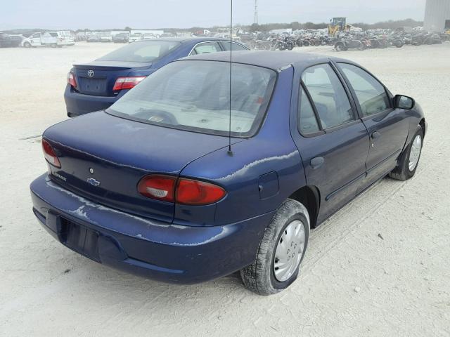 1G1JC524817357954 - 2001 CHEVROLET CAVALIER B BLUE photo 4