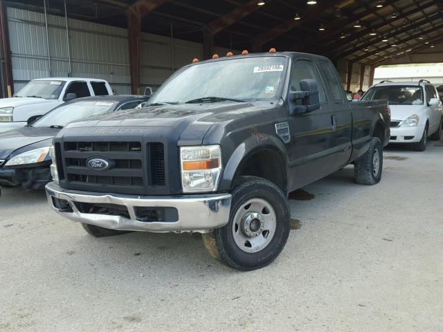 1FTSX21588EC70537 - 2008 FORD F250 SUPER GRAY photo 2