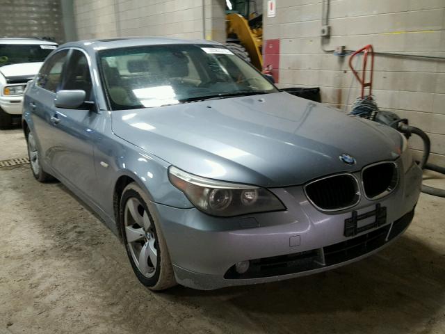 WBANE73506CM33474 - 2006 BMW 530 I SILVER photo 1