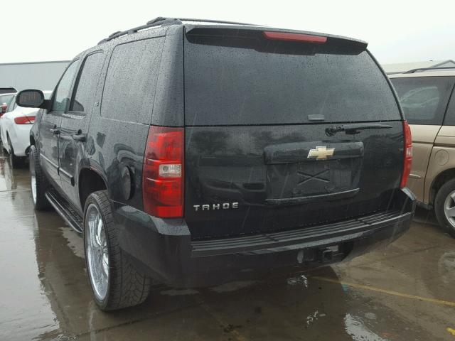 1GNFC13C58J208241 - 2008 CHEVROLET TAHOE C150 BLACK photo 3