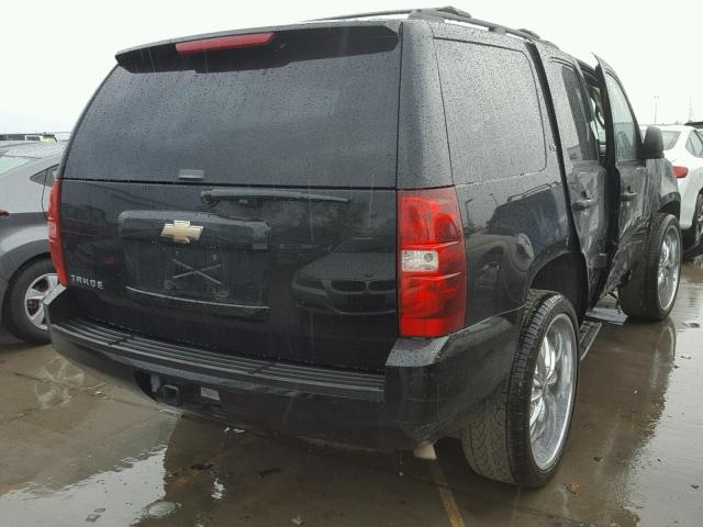 1GNFC13C58J208241 - 2008 CHEVROLET TAHOE C150 BLACK photo 4