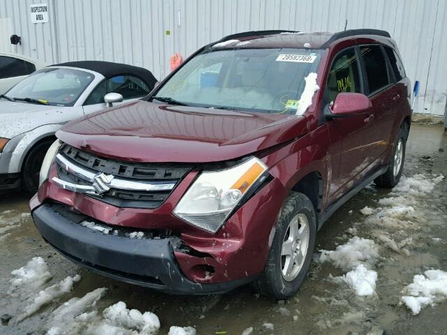 2S3DA117176121753 - 2007 SUZUKI XL7 RED photo 2