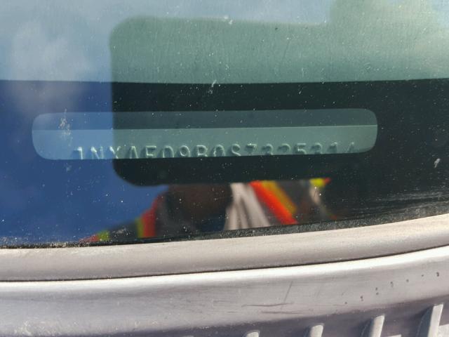 1NXAE09B0SZ325314 - 1995 TOYOTA COROLLA LE 蓝色 照片 10