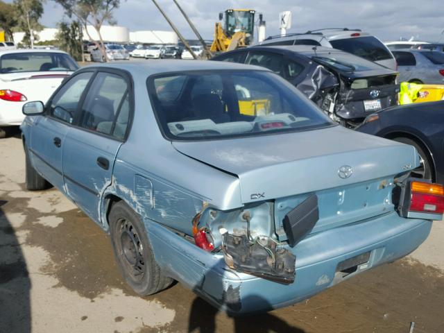 1NXAE09B0SZ325314 - 1995 TOYOTA COROLLA LE BLUE photo 3