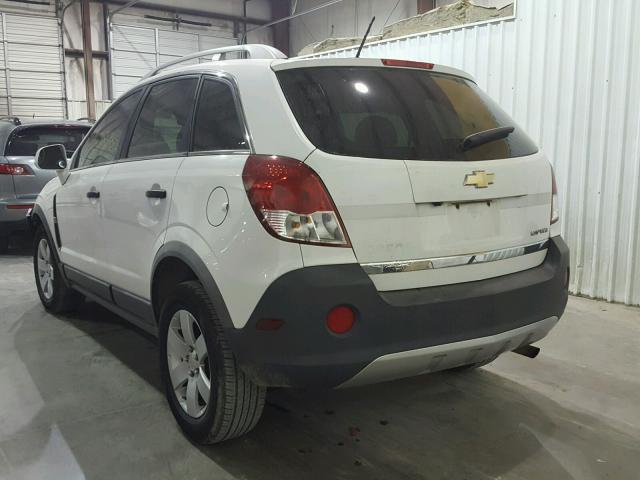 3GNAL1EK4CS647002 - 2012 CHEVROLET CAPTIVA SP WHITE photo 3