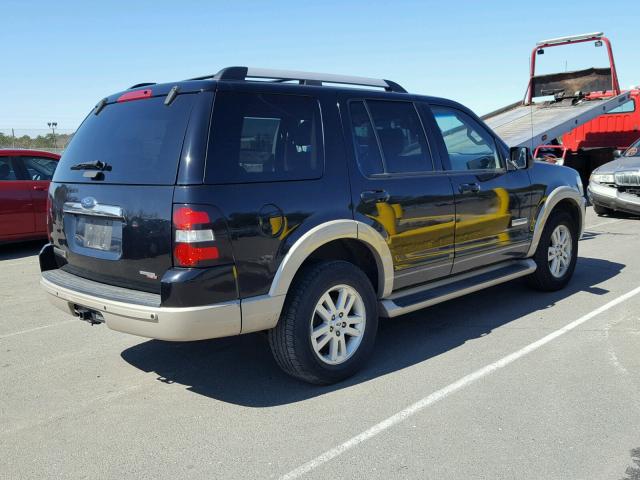 1FMEU74E46ZA27453 - 2006 FORD EXPLORER E BLACK photo 4