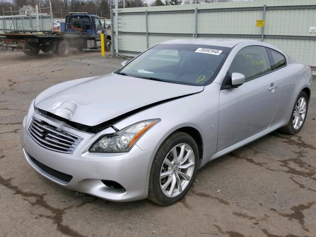 JN1CV6EL9EM130737 - 2014 INFINITI Q60 JOURNE SILVER photo 2