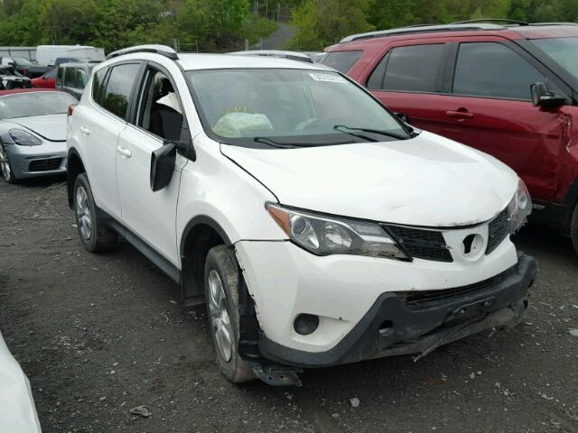 2T3BFREV3DW021992 - 2013 TOYOTA RAV4 LE WHITE photo 1