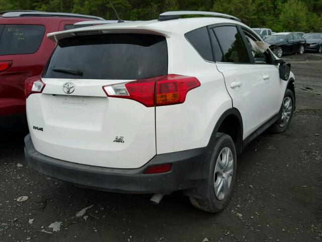 2T3BFREV3DW021992 - 2013 TOYOTA RAV4 LE WHITE photo 4