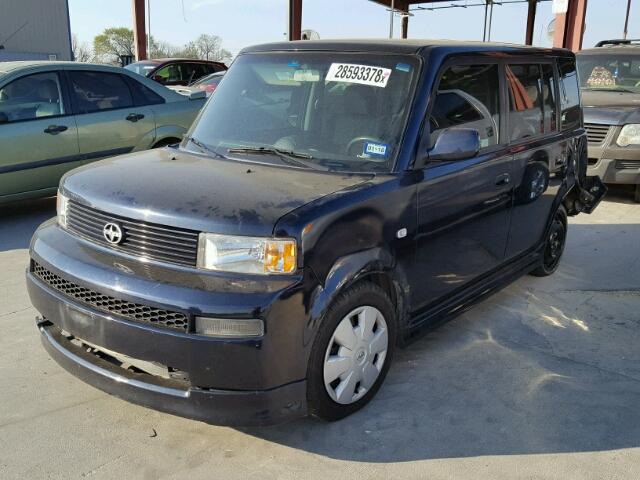 JTLKT324364107650 - 2006 TOYOTA SCION XB BLUE photo 2
