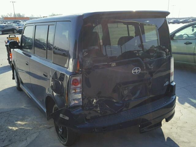 JTLKT324364107650 - 2006 TOYOTA SCION XB BLUE photo 3