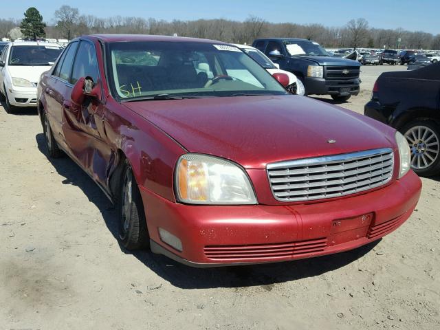 1G6KD54Y52U291944 - 2002 CADILLAC DEVILLE RED photo 1