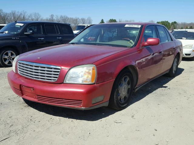 1G6KD54Y52U291944 - 2002 CADILLAC DEVILLE RED photo 2