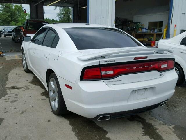 2B3CL5CTXBH557490 - 2011 DODGE CHARGER R/ WHITE photo 3