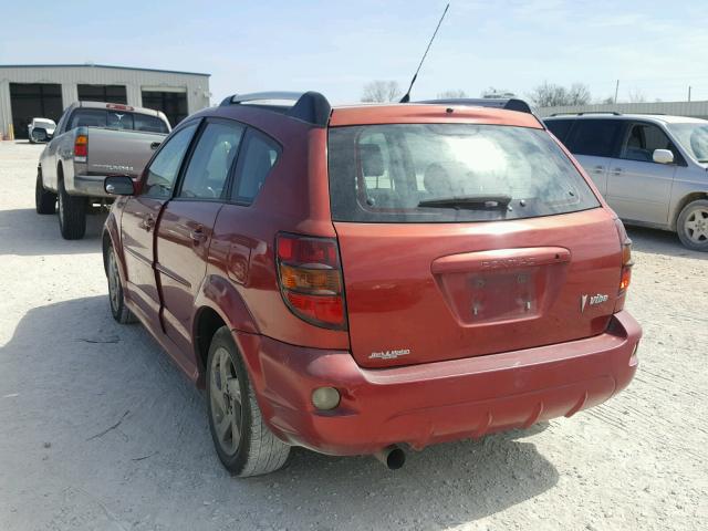 5Y2SL658X7Z421280 - 2007 PONTIAC VIBE RED photo 3