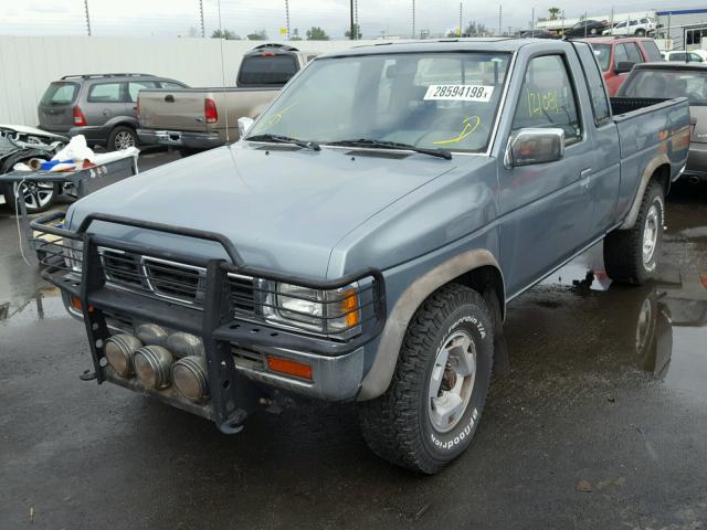 1N6HD16Y2PC418995 - 1993 NISSAN TRUCK KING BLUE photo 2