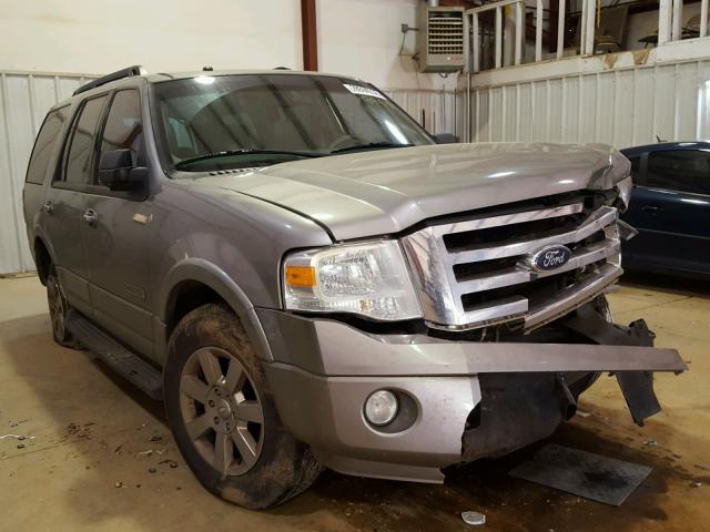 1FMFU15578LA19949 - 2008 FORD EXPEDITION GRAY photo 1